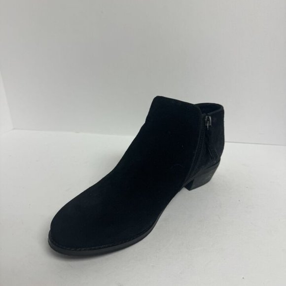 Softwalk Womens Rocklin Bootie Black Suede Size 8.5 M - Picture 2 of 6